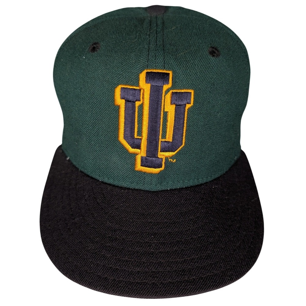 New Era 5950 Pro Model IU Indiana Hoosiers Baseball Hat Green Black Size 6 7/8